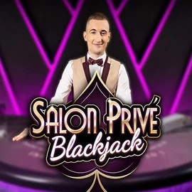 Blackjack Salon Privé slot visual from Ezugi available on yeet-pl.com