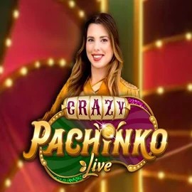 Official Live Casino logo: Crazy Pachinko by Evolution at Yeet Casino