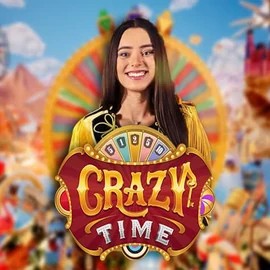 Crazy Time logo – Live Casino by Evolution at Yeet Casino