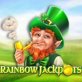 Jackpots logo of Rainbow Jackpots from Red Tiger Gaming at Yeet Casino