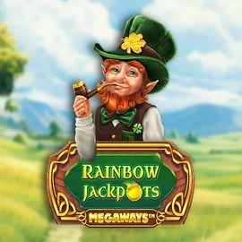 Rainbow Jackpots Megaways slot visual from Red Tiger Gaming available on yeet-pl.com