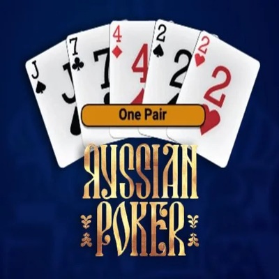 Russian Poker casino game by OneTouch Games – featured logo at Yeet Casino